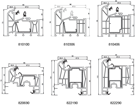 Ferestre FinEXTRA - Profile principale