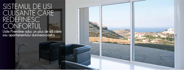 SISTEMUL DE USI CULISANTE CARE REDEFINESC CONFORTUL. Usile Premiline aduc un plus de stil casei sau apartamentului dumneavoastra