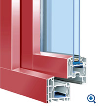 Profil fereastra PVC prima AD AluClip