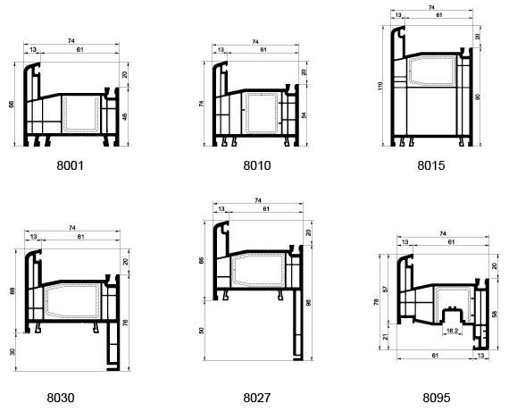 Ferestre Rondo - Profile principale