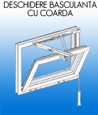 DESCHIDERE BASCULANTA CU COARDA