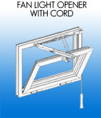 FAN LIGHT OPENER WITH CORD