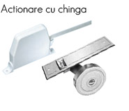 Actionare cu chinga