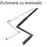 Actionare cu manivela