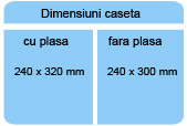 Dimensiuni caseta Rulouri suprapuse Rollo Top Duo