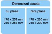 Dimensiuni caseta Rulouri suprapuse Rollo Top Mini EnEv