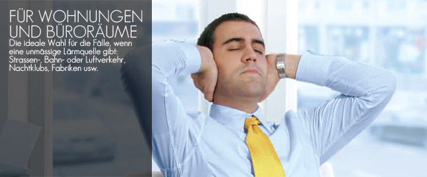 Schallschutz Glas - Vorteile