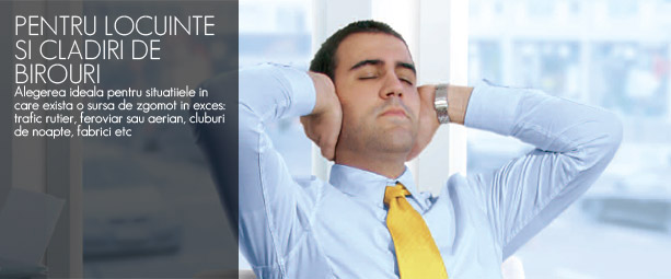 Sticla izolare fonica - Avantaje