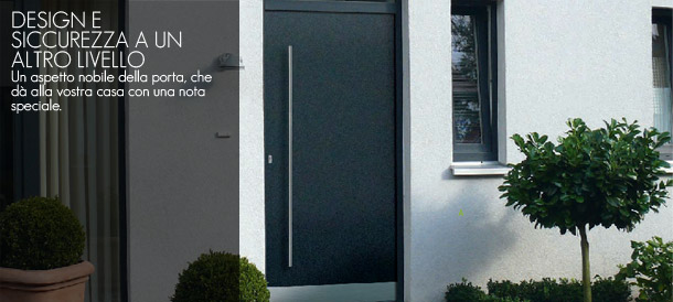 DESIGN E SICCUREZZA A UN ALTRO LIVELLO Un aspetto nobile della porta, che dà alla vostra casa con una nota speciale.